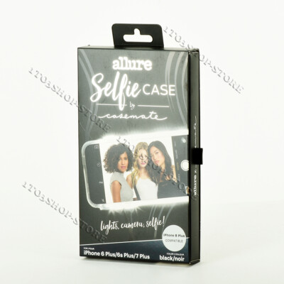 Case Mate Allure Selfie LED lighting Case For iPhone 7 Plus iPhone 8 Plus Black
