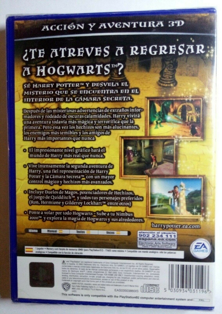HARRY POTTER Y LA CAMARA SECRETA PS2 PAL ESPAÑA NUEVO