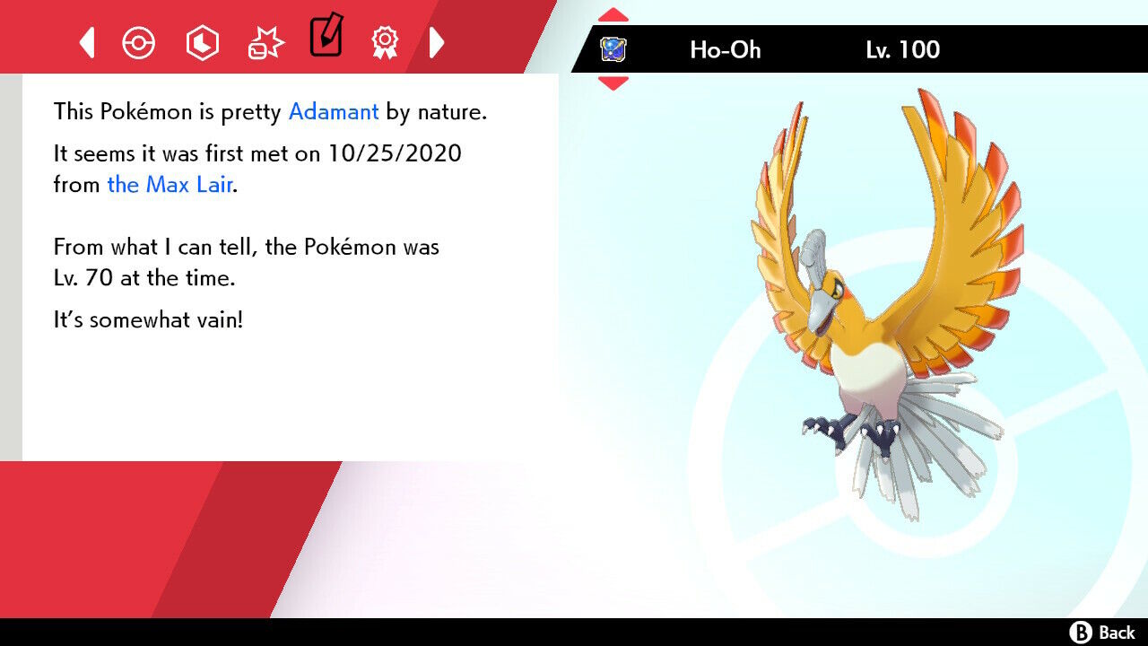 HO-OH LUGIA Ultra Shiny 6IV Pack // Pokemon Sword and Shield