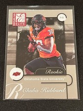 2021 Panini Donruss Elite Football Chuba Hubbard 2001 Elite Rookies #ER37