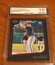 KYLE WRIGHT Rookie****2019 Diamond KINGS-Blue FRAME***Gem 10***BRAVES****Mad DOG