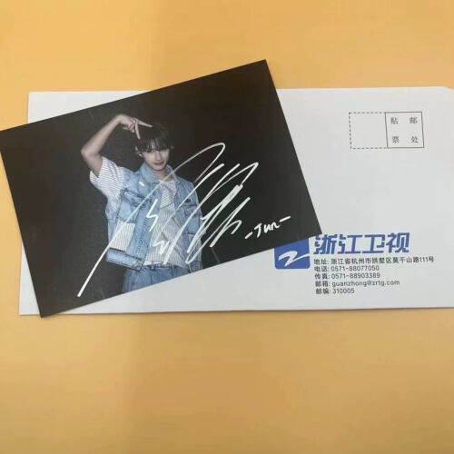 Moon Junhui Diciassette foto autografata stelle dell'intrattenimento coreano non stampabile - Foto 2 di 15