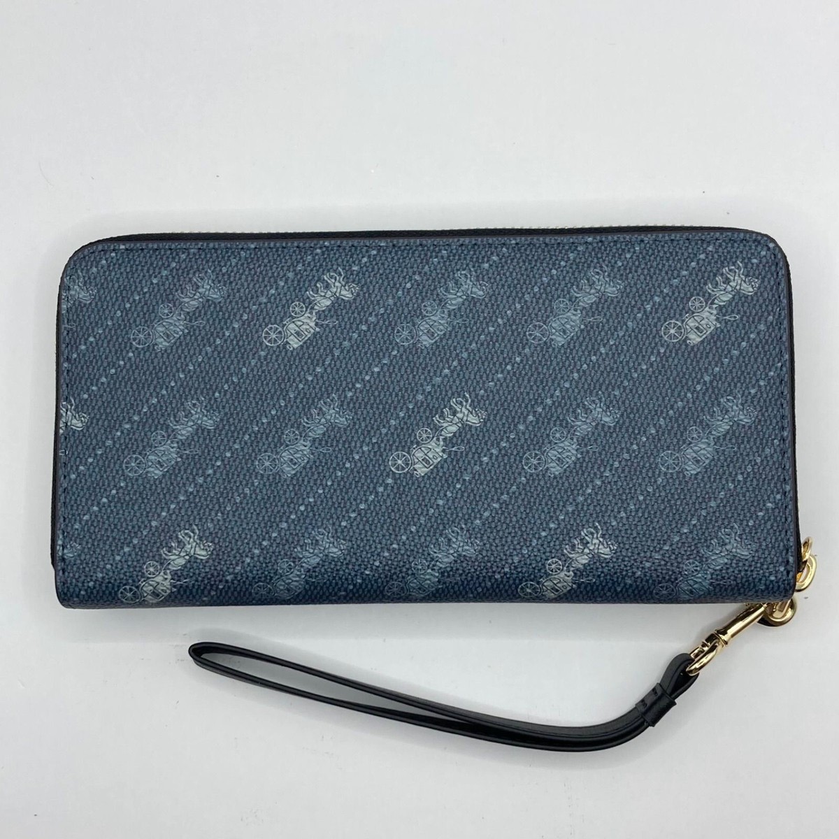 COACH K-386 Long Zip Around Wallet Signature Horse COACH K-386 Long Zip Around Wallet Signature Horse