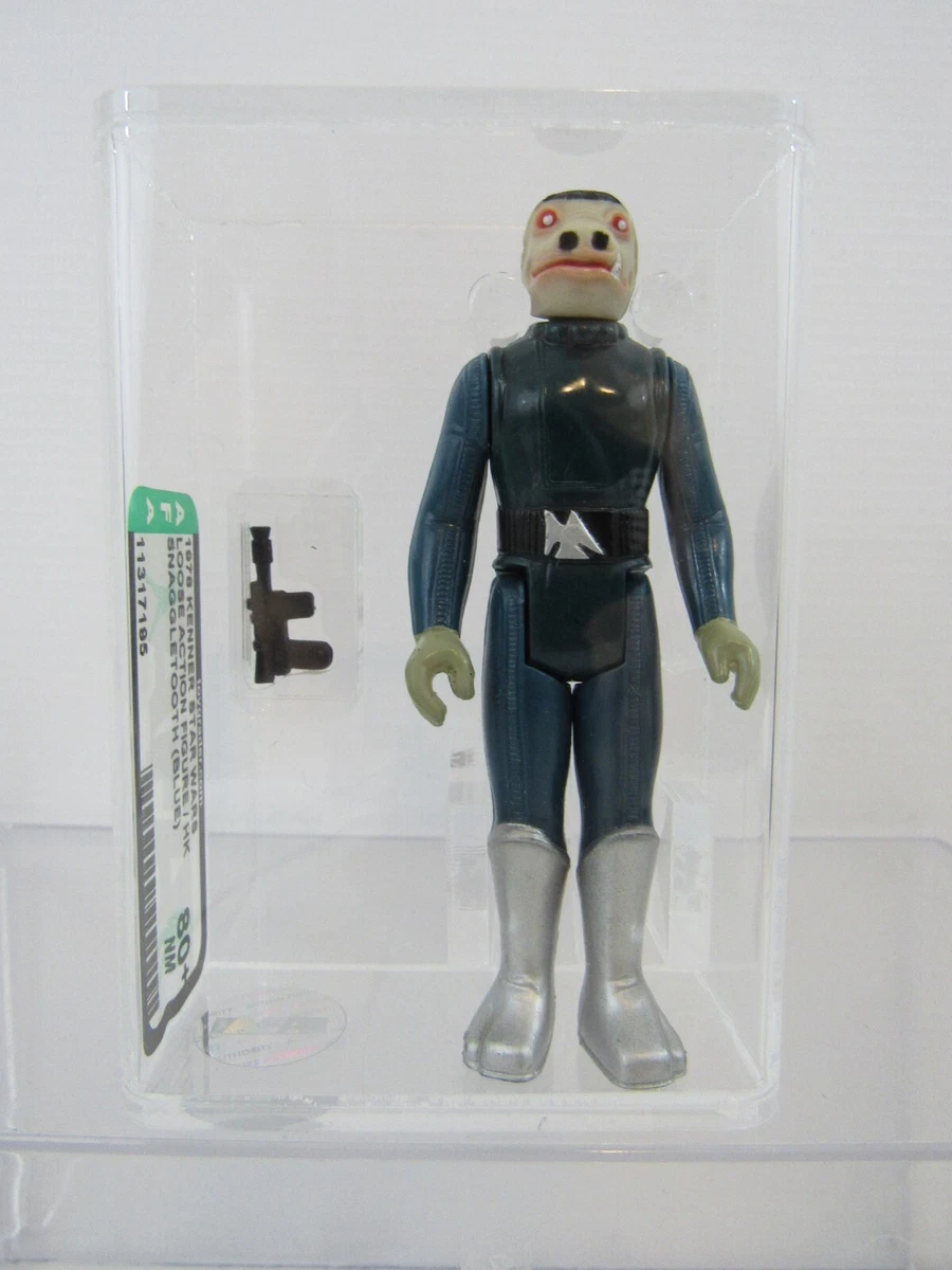 Vintage Star Wars ANH Blue Snaggletooth Holy Grail AFA 80 NM HK