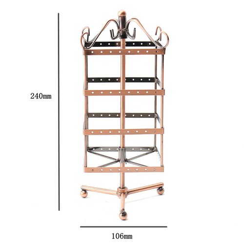 4-Tier Large Rotating Revolving Earring Jewellery Displays Rack Stand Hanger - Picture 2 of 6