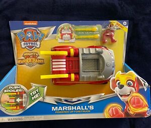 Paw Patrol Mighty Pups Super Paws Marshall Powered Up Firetruck | eBay