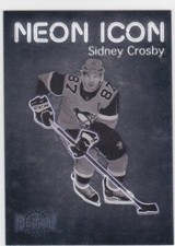 21/22 SKYBOX METAL..SIDNEY CROSBY..NEON ICON..# NI-20..PENGUINS..COMBINED SHIP