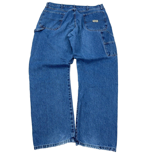 Vintage Wrangler Carpenter Jeans Herren 38x34 Baggy Y2K Skate Cyber Grunge Work Wea
