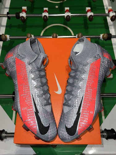 Nike Mercurial Superfly 7 Elite FG Metallic Bomber/Gray Black AQ4174-906 Mens 9 - Picture 1 of 6