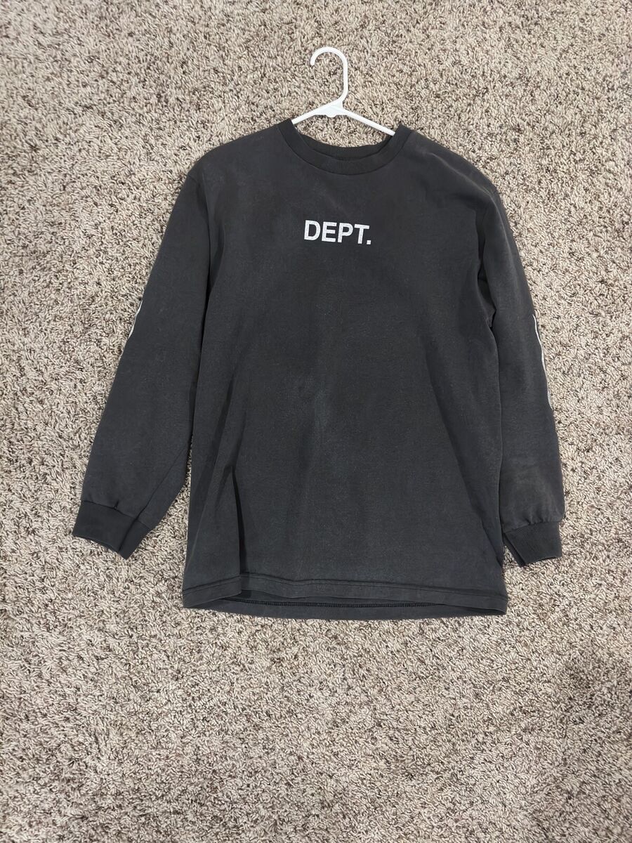 Gallery Dept. Grey Flames Logo Long Sleeve T-Shirt | eBay Gallery Dept. Grey Flames Logo Long Sleeve T-Shirt | eBay