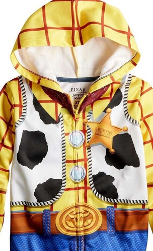 Disney Pixar Toy Story Costume Hoodie Jacket Woody Toddler 2T 3T 4T 5T Boy Girl - 第 2/4 張圖片