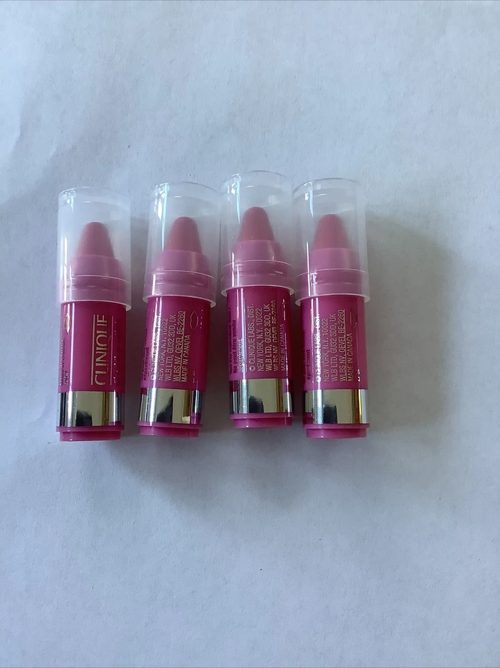 4xClinique Chubby Stick Bálsamo Labial Hidratante Intenso ~ 06 Woppin’ Sandía  Foto 4 de 4