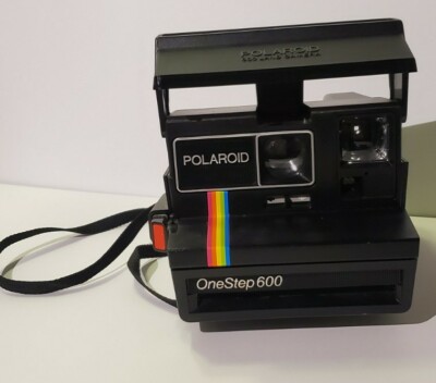 Vintage Polaroid OneStep 600 Rainbow Instant Film Land Camera Untested 