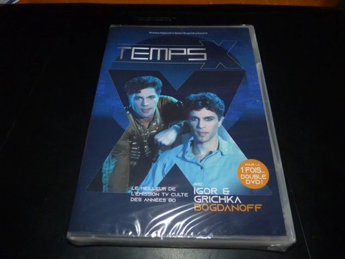 RARE! COFFRET 2 DVD NEUF "TEMPS X : LE MEILLEUR" Igor & Grichka BOGDANOV