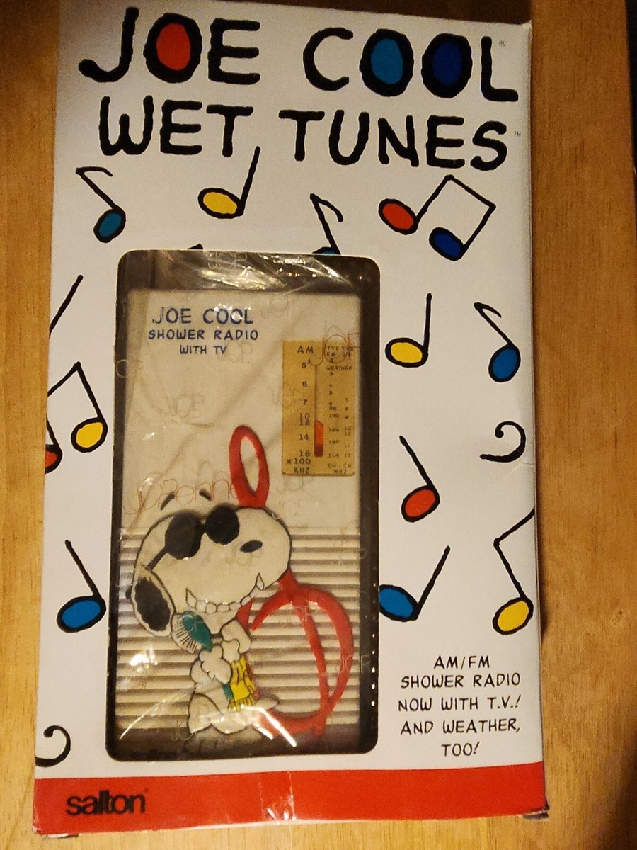 Vintage 1965 Salton Joe Cool Snoopy Wet Tunes AM/FM Shower