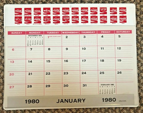 *KONVOLUT* Vintage Original COCA-COLA KALENDER, BINGO & Ephemera, sehr guter Zustand - Bild 13 von 16