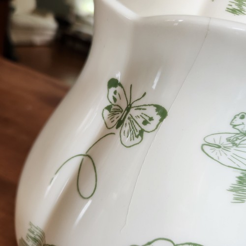 Frog Toile Canister by E. Trostli 2-Sided Frogs & Insects J. Willfred 10" - Picture 10 of 11