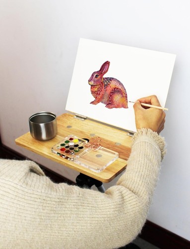 Compact A-Frame Plein Air Easel: Ideal for Watercolors and Outdoor Sketching - Picture 5 of 9