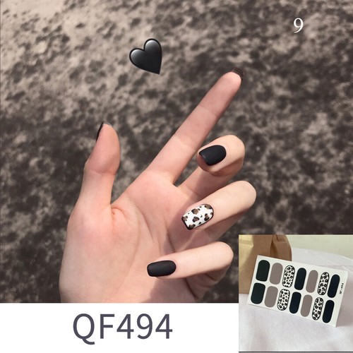 14 Tips Nail Sticker Full Nail Wraps 3D Nail Foil DIY Manicure Nail Decal ☆ - Picture 20 of 30