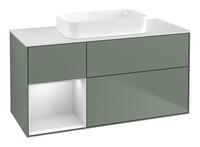 Villeroy & Boch Finion Waschbeckenunterschrank FüR Becken Mittig Regal Links...