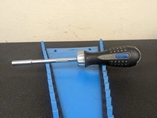 #bl299 Blue Point ratchet screwdriver with bits ratcheting screwdriver BSGDMR6