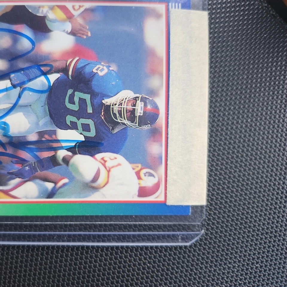 1990 Score # 91 Carl Banks Autograph Signed Auto Card (M2) New York Giants - Image 4 of 4