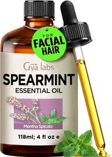 Gya Labs Spearmint Essential Oil 4 Fl Oz for Hair, Skin, Diffuser, Aromathe...
