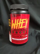 MUTANT WHEY New Formula 100% Gourmet Whey Protein Strawberry Cream  Exp.09/2026 