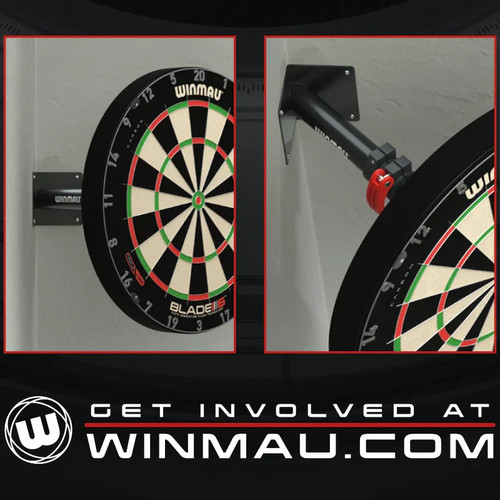 Winmau Edge Telescopic Corner Dart Board Bracket Man Cave Bar Gift - Picture 13 of 24