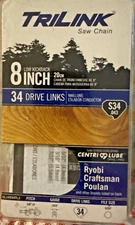 TriLink 8 Inch 34 Drive Links Pole SAW CHAIN 2 Pack new in pack