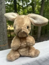 Vintage Eden Toys Inc Beatrix Potter Plush Bunny Rabbit 10” No Red Cape