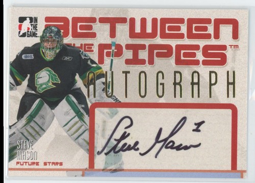 2006-07 In The Game Between Pipes Autograph Steve Mason Auto #A-SM - Bild 1 von 2