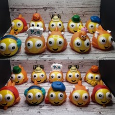 Goldfish Swim School Smilemakers HUGE Lot 20 Rubber Fish Bath Toy Fun Various