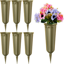 Memorial Floral Vases, Cemetery Vase, Headstones Flower Holder, Grave Cone Vase,