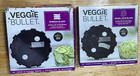 Veggie Bullet Spiralizer Blades LOT Angel Hair & Ribbon Cutter Accessory NEW OB