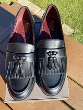 Franco Sarto Lug Sole Loafer Tassel Academia Menswear Platform Womens