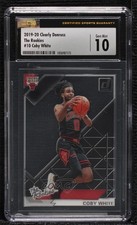 2019-20 Panini Clearly Donruss The Rookies Coby White #10 CSG 10 Gem Mint 0vq8
