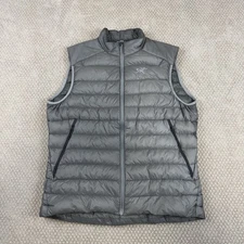 Arc’teryx Cerium LT Men’s Down Puffer Vest Sz XL Full Zip Outdoor Labryinth Gray