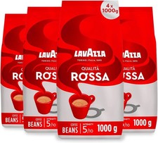 Lavazza Qualita Rossa Coffee Beans, Pack of4, 4x 1000g, 13.83 per kilo