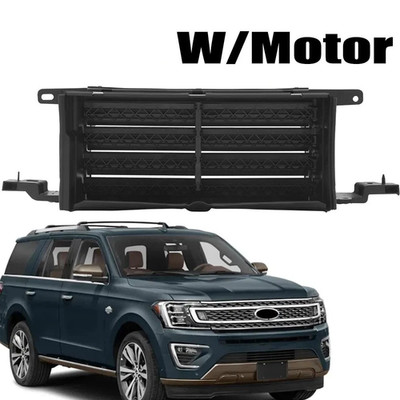 Lower Radiator Grille Shutter With Motor For 2018-2022 Ford Expedition JL1Z8475B