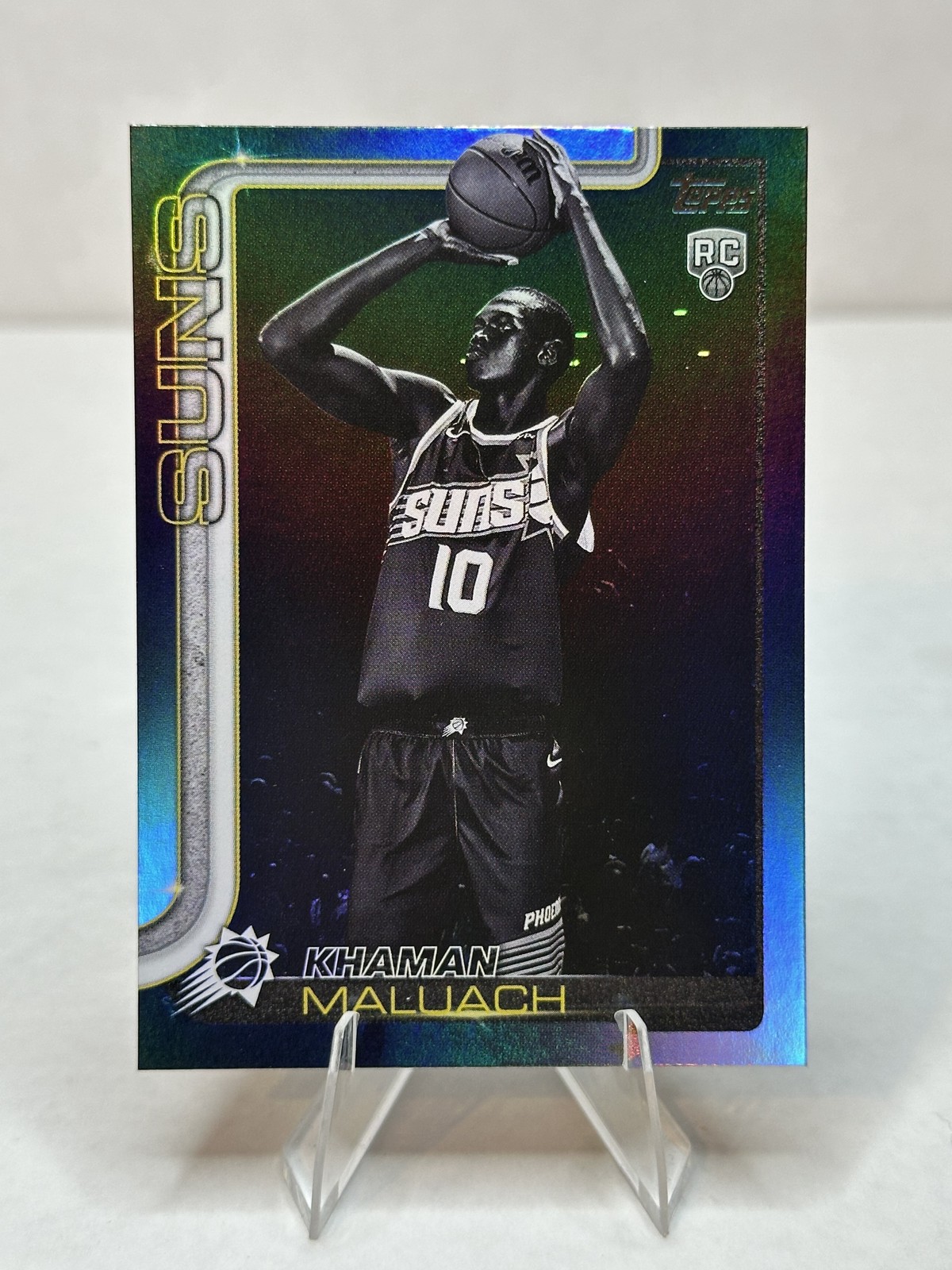 2025-26 Topps #210 Khaman Maluach Blackout RC