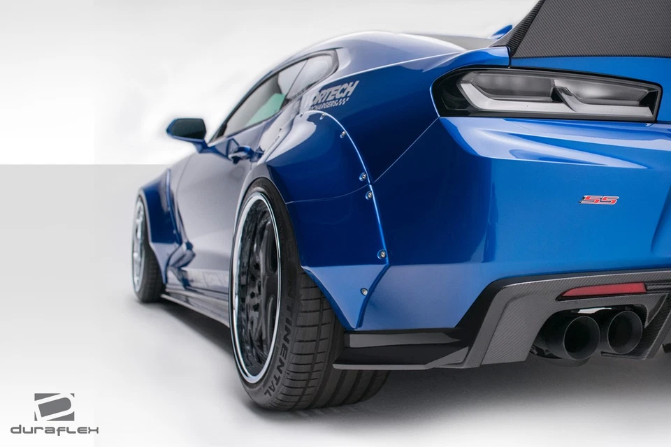 For 2016-2018 Camaro Duraflex Grid Rear Fender Flares - 4 Piece Foto 3 de 4