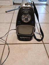 Portable Flashlight Weather TV Radio All Functions Working Power Cord/strap