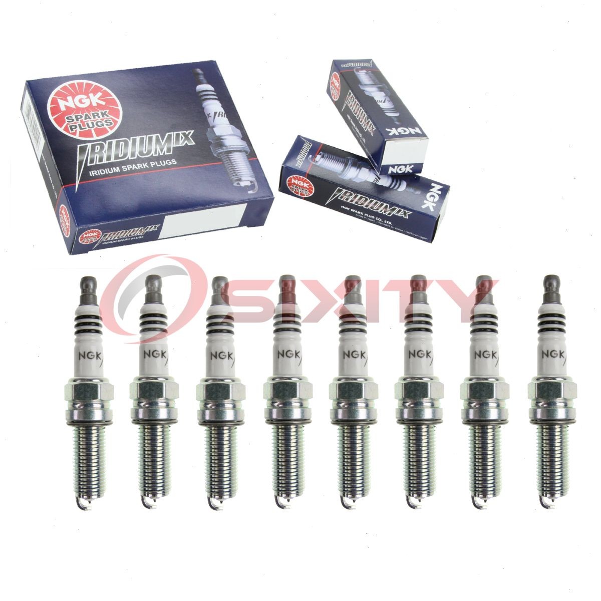 8 pcs NGK Iridium IX Spark Plugs for 2015-2017 Kia K900 5.0L V8 - Engine Kit xr