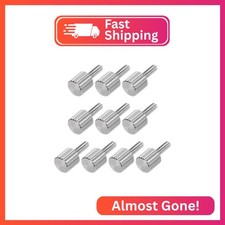 MECCANIXITY 10 Pcs M2 x 6mm Knurled Thumb Screws, 304 Stainless Steel Flat Head