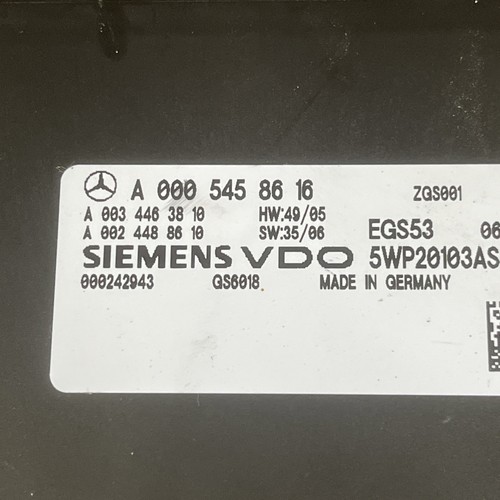 2007-2008 Mercedes Dodge Sprinter Transmission Computer Module A 000 545 86 16 - Picture 2 of 3