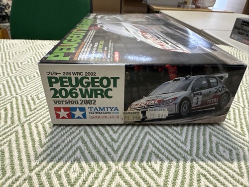 Tamiya 1:24 Peugeot 206 WRC 2002 Rally Car Kit 24255 Paquetes Precintados - Imagen 2 de 3