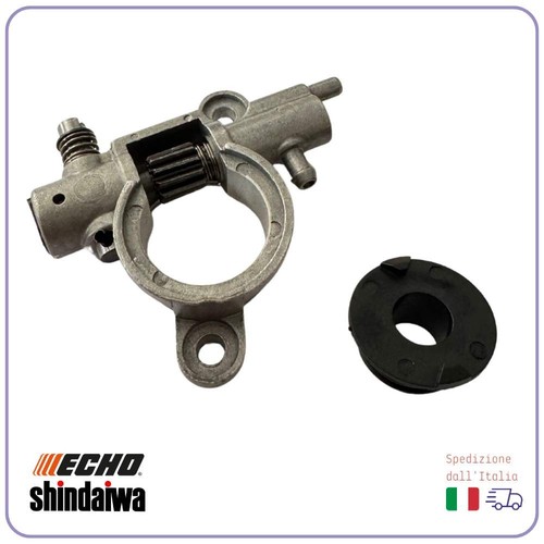 POMPA OLIO vite senza fine INGRANAGGIO MOTOSEGA ECHO CS 2511 TES 251 e Shindaiwa - Foto 3 di 9