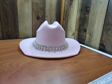 Pink Women's CG New York Cowboy Hat Rhinestone