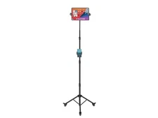TB-F01 Gooseneck Floor Tripod Stand with Wheel for iPhone, iPad, iPad Pro and...